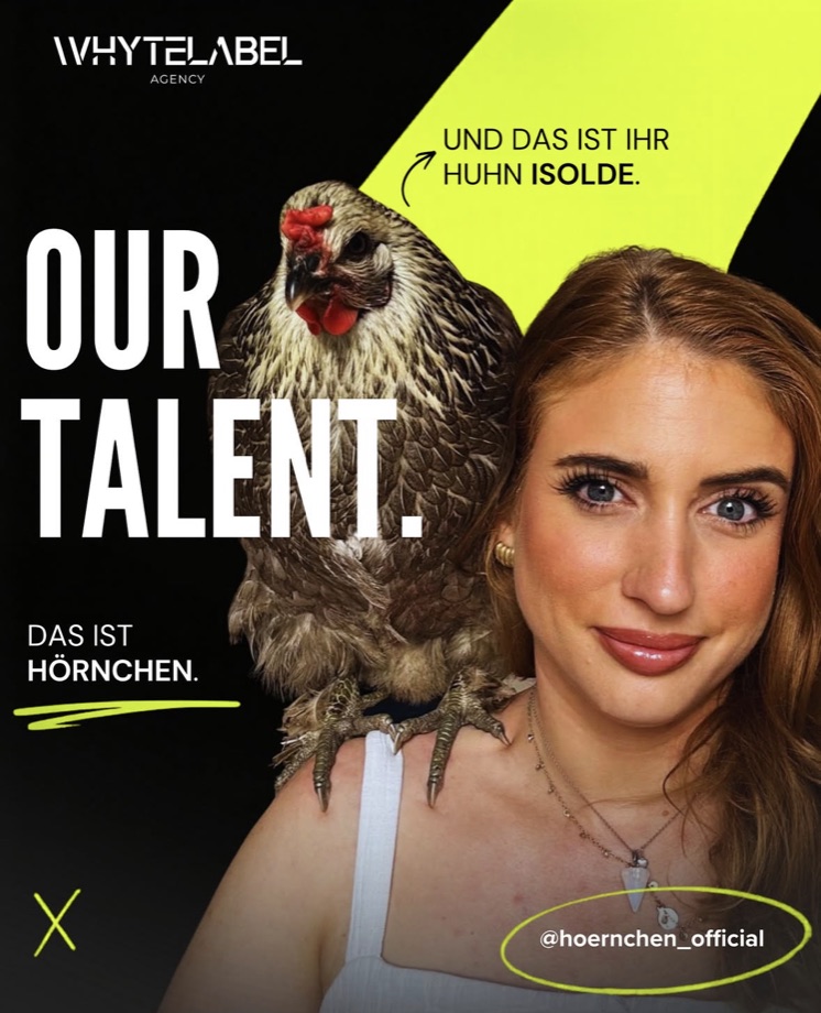 WHYTE LABEL Talent Post Hoernchen